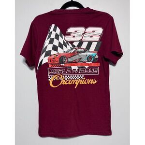 GSTR World Famous Champions Racing JDM RX-7 Drift Car Graphic T-Shirt Size Small